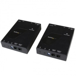 StarTech.com Kit Extensor de Video y Audio HDMI IP por Red Gigabit Ethernet, Cable UTP Cat6 RJ-45 