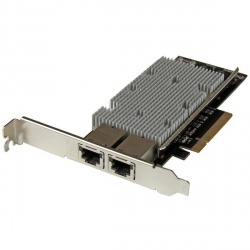 StarTech.com Tarjeta PCI Express Ethernet 10GBase-T con 2 Puertos RJ45, Intel x540, Alámbrico, 20000 Mbit/s 