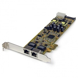 StarTech.com Tarjeta PCI Express ST2000PEXPSE, Alámbrico, 2000 Mbit/s, 2x RJ-45 