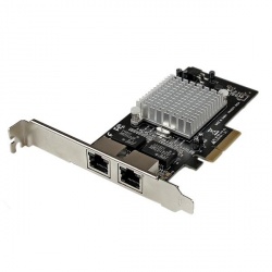 StarTech.com Tarjeta PCI Express Gigabit Ethernet, Alámbrico, 2x RJ-45, con Chipset Intel i350 