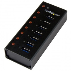 StarTech.com Hub USB 3.0 de 7 Puertos, 5000 Mbit/s, Negro 