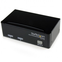 StarTech.com Juego Conmutador KVM SV231USB, 2 Puertos VGA, con Cables 