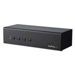 StarTech.com Switch KVM SV431DD2DU3A, 4x USB/10x DVI-I, 4 Puertos 