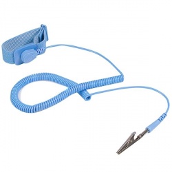 StarTech.com Pulsera Antiestática con Cable a Tierra, 1.8 Metros, Azul 