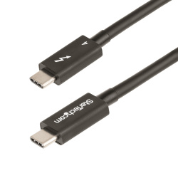 StarTech.com Cable Thunderbolt 4 Macho - Thunderbolt 4 Macho, 40 Gbit/s, 50cm, Negro 