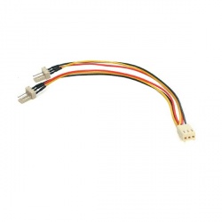 StarTech.com Cable de Poder Interno para Ventilador TX3, Molex (3-pin) Macho - Molex (3-pin) Hembra, 15.2cm 