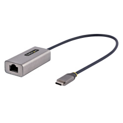 Startech.com Adaptador de Red Gigabit Ethernet USB-C, 5000 Mbit/s, Gris/Negro 