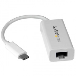 StarTech.com Adaptador de Red Gigabit USB-C - USB 3.1, Gen1, 5 Gbps, Blanco 