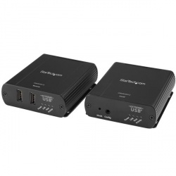 StarTech.com Extensor USB 2.0 de 2 Puertos a Través de Cable Cat5/Cat6, hasta 100m 