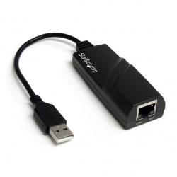 StarTech.com Adaptador Micro USB - RJ45, Negro 