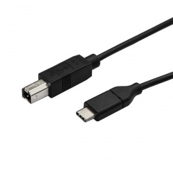 StarTech.com Cable USB-C Macho - USB-B Macho para Impresora, 3 Metros, Negro 