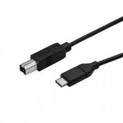StarTech.com Cable USB C Macho - USB B Macho, 50cm, Negro 