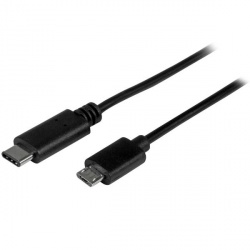StarTech.com Cable USB C Macho - Micro USB B Macho, 2 Metros, Negro ― ¡Compra y recibe $100 de saldo para tu siguiente pedido! Limitado a 15 unidades por cliente 