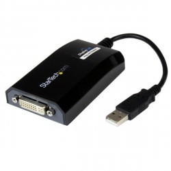 StarTech.com Adaptador Tarjeta de Video Externa DVI Macho - USB Hembra, para Mac/PC 