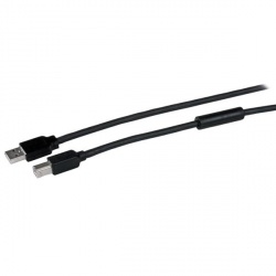 StarTech.com Cable USB 2.0 A Macho - USB 2.0 B Macho, 15 Metros, Negro 
