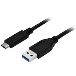 StarTech.com Cable Adaptador USB A Macho - USB C Macho, 1 Metro, Negro 