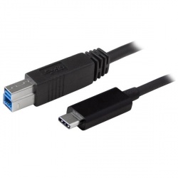 StarTech.com Cable USB C Macho - USB B Macho, 1 Metro, Negro 
