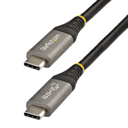 StarTech.com Cable USB C Macho - USB C Macho, 1 Metro, Negro/Gris 