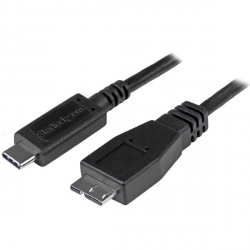 StarTech.com Cable USB 3.1 C Macho - Micro USB B Macho, 1 Metro, Negro 