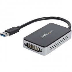 StarTech.com Adaptador de de Vídeo DVI - USB 3.0, Negro 