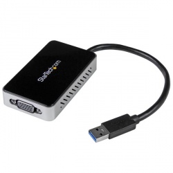 StarTech.com Adaptador USB 3.0 A Macho - USB 3.0 A Hembra, VGA, Negro 