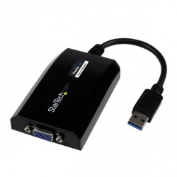 StarTech.com Adaptador USB 3.0 Macho - VGA Macho, 25.5cm, Negro, para Mac 