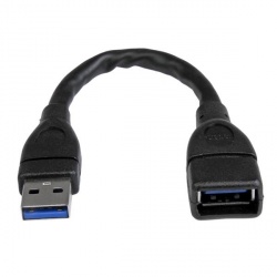 StarTech.com Cable USB-A Macho - USB-A Hembra, 15cm  