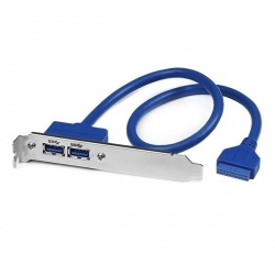 StarTech.com Adaptador USB 3.0 Hembra - IDC Hembra, Azul 