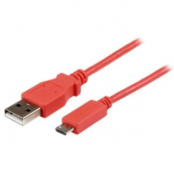 StarTech.com Cable Slim Micro USB B - USB A, 1 Metro, Rosa 