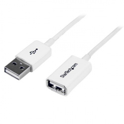 StarTech.com Cable de Extensión USB 2.0 A Macho - USB A Hembra, 2 Metros, Blanco 