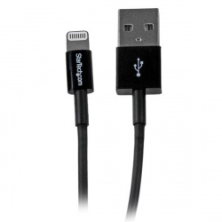 StarTech.com Cable de Carga Certificado MFi Lightning Macho - USB A 2.0 Macho, 1 Metro, para iPhone/iPad/iPod 