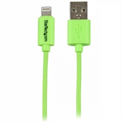 StarTech.com Cable Lightning - USB para iPhone/iPod/iPad, 1 Metro, Verde 