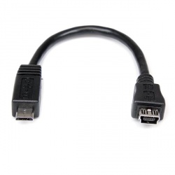 StarTech.com Adaptador Mini USB B Macho - Micro USB A 