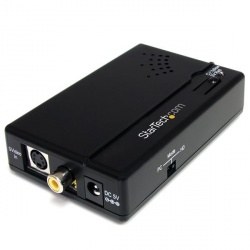 StarTech.com Adaptador Convertidor de Audio y Video Compuesto RCA S-Video a HDMI 