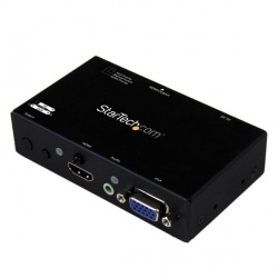 StarTech.com Switch Convertidor 2x1 VGA y HDMI - HDMI con Conmutado Prioritario y Automático 