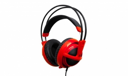 Steelseries Siberia V2 Audífonos, Alámbrico, 3 Metros, Rojo 