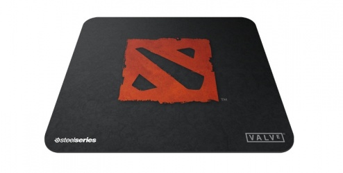 Mousepad Gamer SteelSeries QcK+ DotA 2, Negro/Rojo 