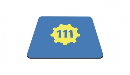 Mousepad Gamer SteelSeries QCK + Fallout 4 Vault 111, Azul/Amarillo 