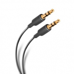Steren Cable AUX 3.5mm Macho - 3.5mm Macho, 1.8 Metros, Negro 
