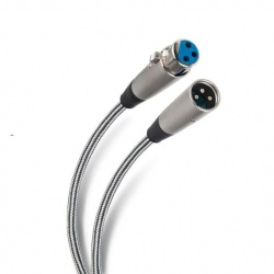 Steren Cable AUX XLR Macho - XLR Hembra, 7.2 Metros, Negro/Blanco 