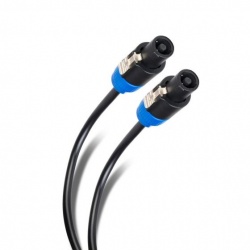 Steren Cable AUX Speakon Macho - Speakon Macho, 7.2 Metros, Negro 