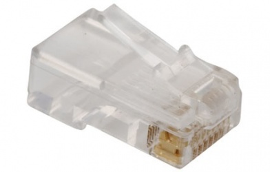 Steren Conector Cat6 RJ-45, Transparente 