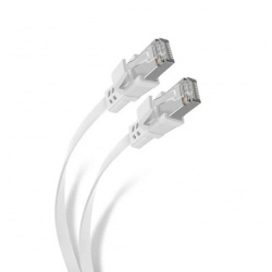 Steren Cable Patch Cat6a S/UTP Blindado RJ-45 Macho - RJ-45 Macho, 9 Metros, Blanco  