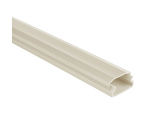 Steren Canaleta de PVC 370-401, 2 Metros, Blanco 