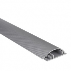 Steren Canaleta de Aluminio 370-600, 1 Metro, Gris 