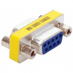 Steren Adaptador Serial DB9 Hembra - DB9 Hembra, Plata 