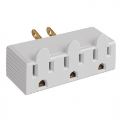 Steren Multicontacto de Pared 905-115, 3 Contactos, Blanco 