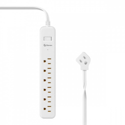 Steren Multicontacto 905-3106, 6 Salidas, 125V, 13A, 85cm 