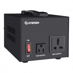 Steren Convertidor de Voltaje, Entrada 220V, Salida 110V 