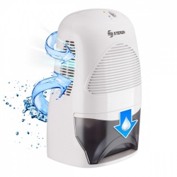Steren Deshumidificador Electrónico 2 Litros, 25m², Negro/Blanco 
